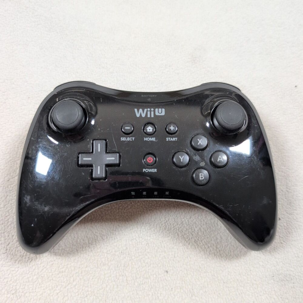 Official OEM Nintendo Wii U Pro Wireless Remote Controller Black WUP-005